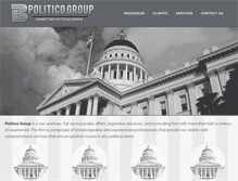 Tablet Screenshot of politicogroup.com